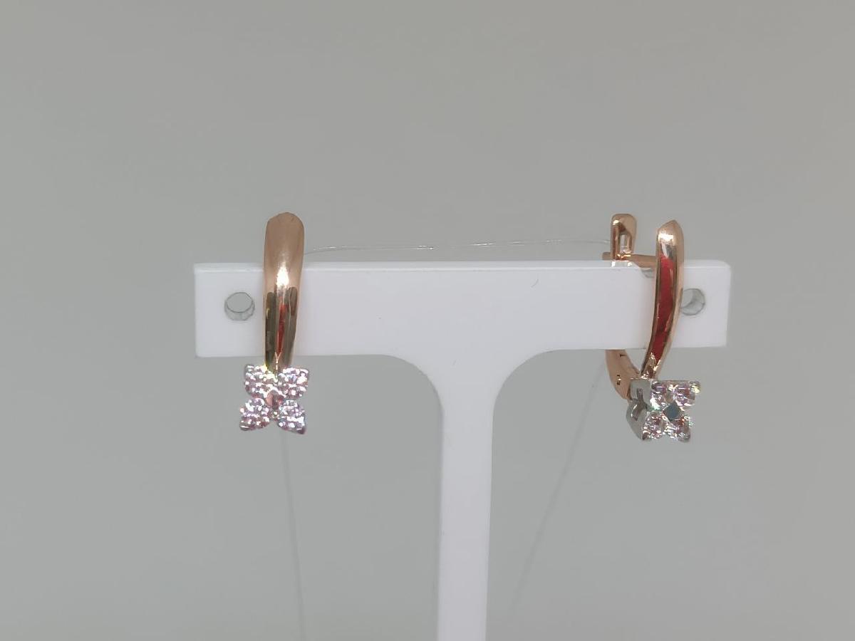 СЕРЬГИ С КАМНЯМИ (Au 585)