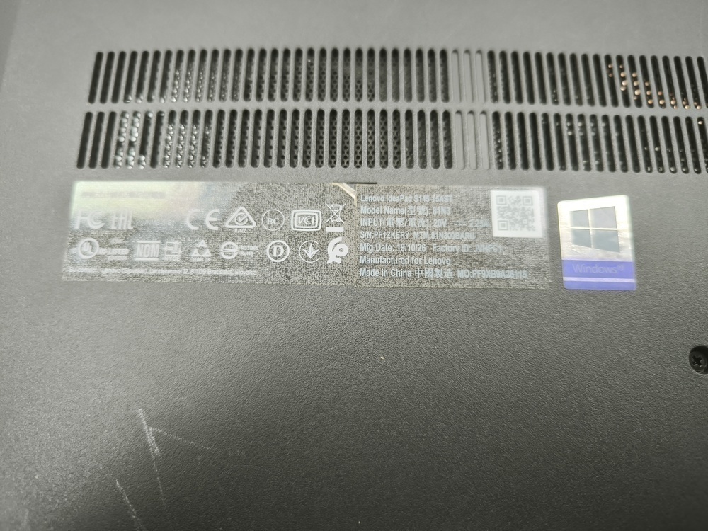 Ноутбук Lenovo S145; A6-9225, Radeon R4 series, 4 Гб, 240 Гб, Нет