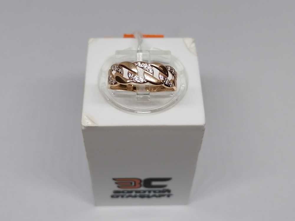 КОЛКМИ585 КОЛЬЦО С КАМНЯМИ (Au 585)