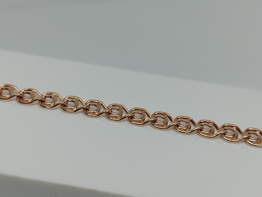 БРАСЛЕТ ПУСТОТЕЛЫЙ Лав Au 585