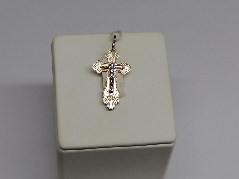 80273р ПОДВЕСКА КРЕСТ (Au 585)
