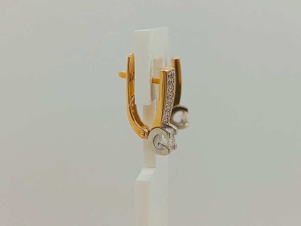 СЕРЬГИ БРИЛЛИАНТ (Au 585)