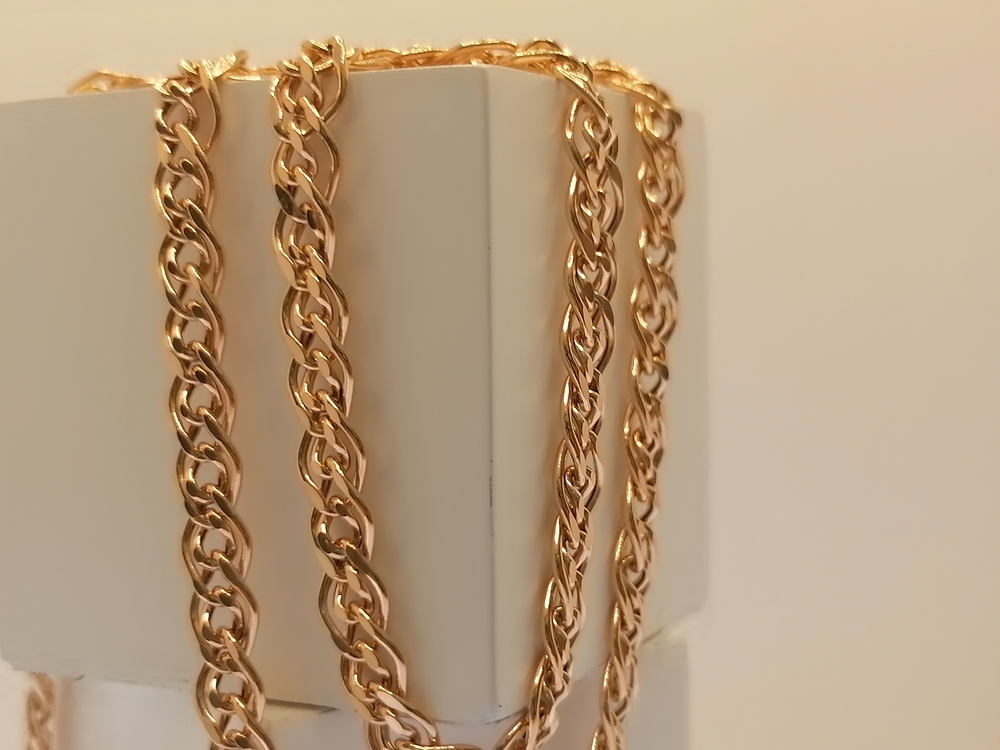 8080155П-60 ЦЕПЬ ПУСТОТЕЛАЯ Нона (Au 585)