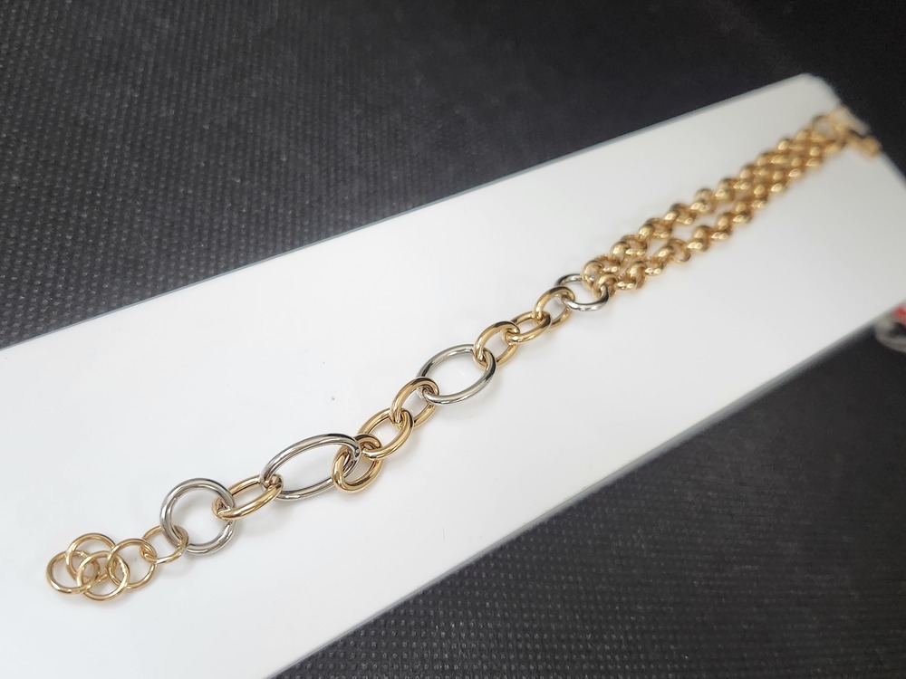 БРАСЛЕТ ПУСТОТЕЛЫЙ Фантазия (Au 585)