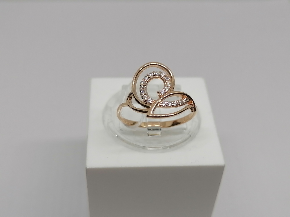 КОЛКМИ585 КОЛЬЦО С КАМНЯМИ (Au 585)