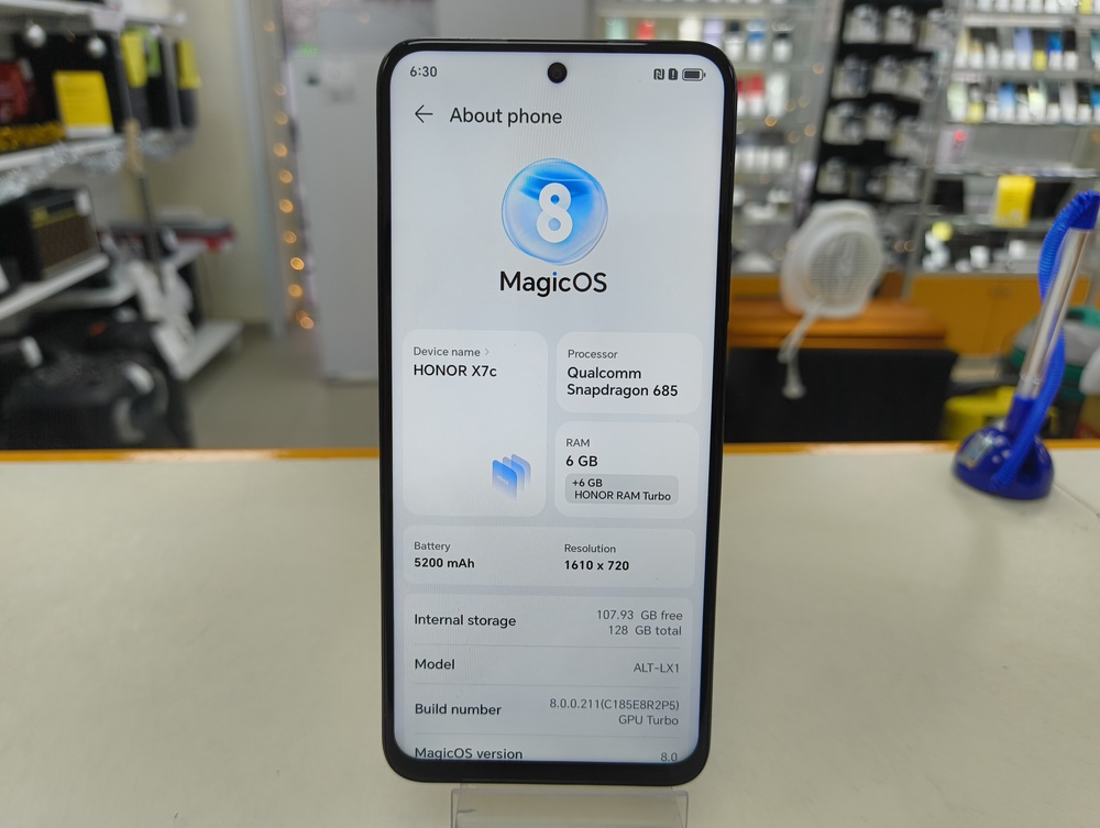 Смартфон Honor X7c 6/128