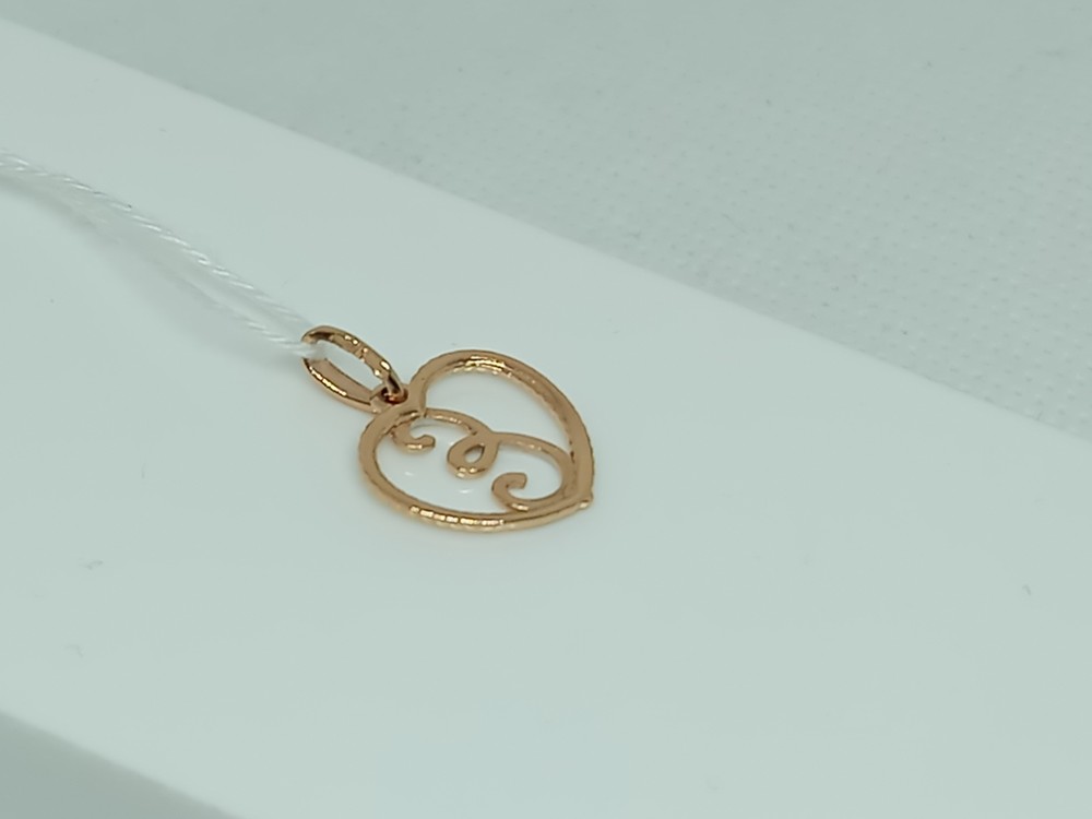 ПОДВЕСКА БУКВА Е Au 585