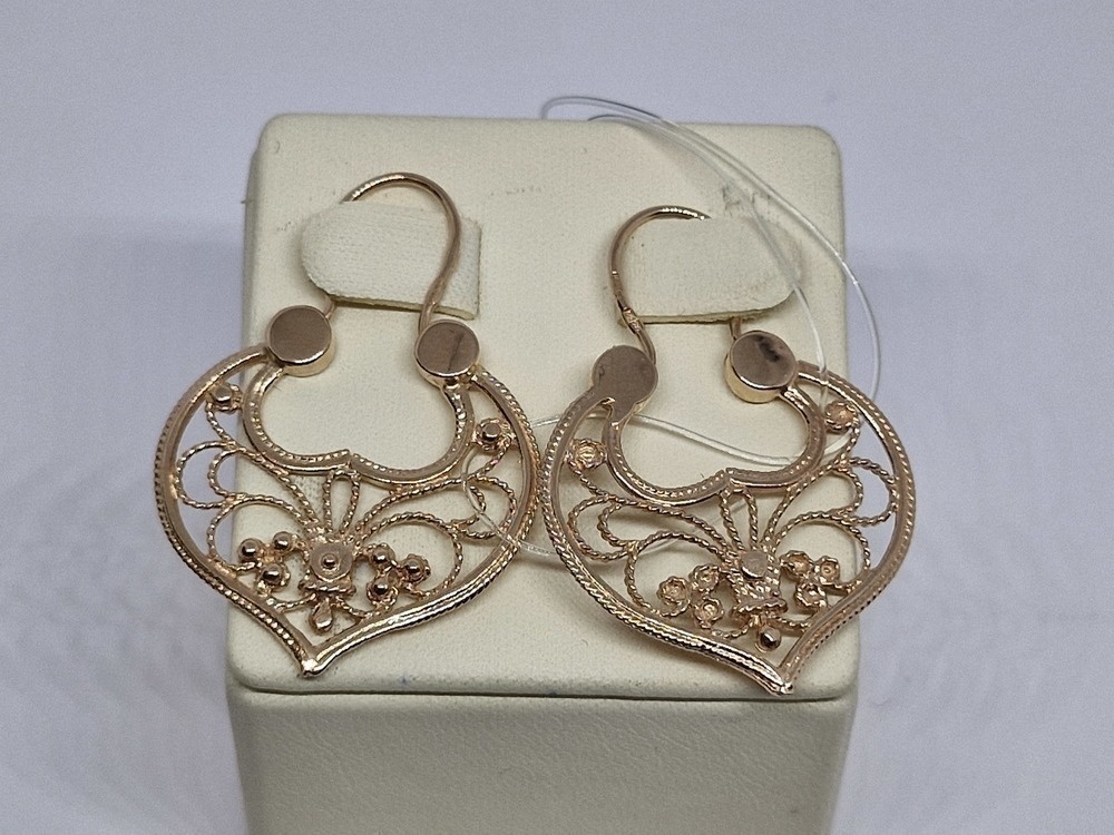 СЕРЬГИ БЕЗ КАМНЯ (Au 585)