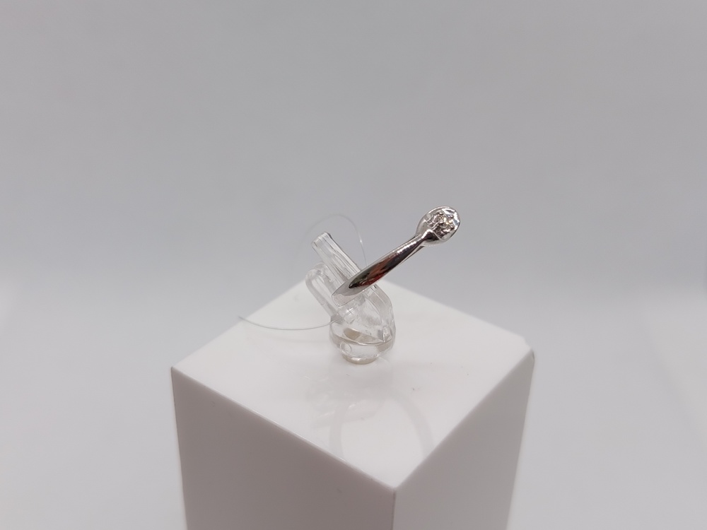 КОЛЬЦО БРИЛЛИАНТ (Ag 925)