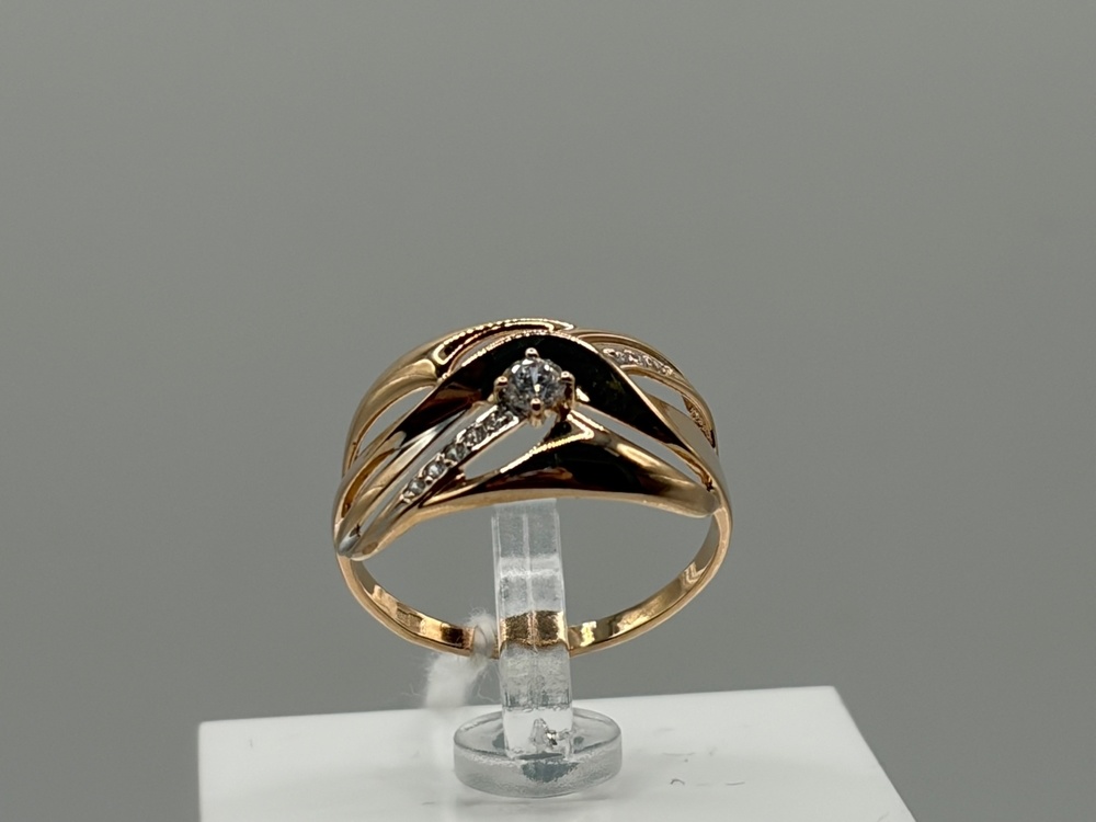 КОЛКМИ585 КОЛЬЦО С КАМНЯМИ (Au 585)