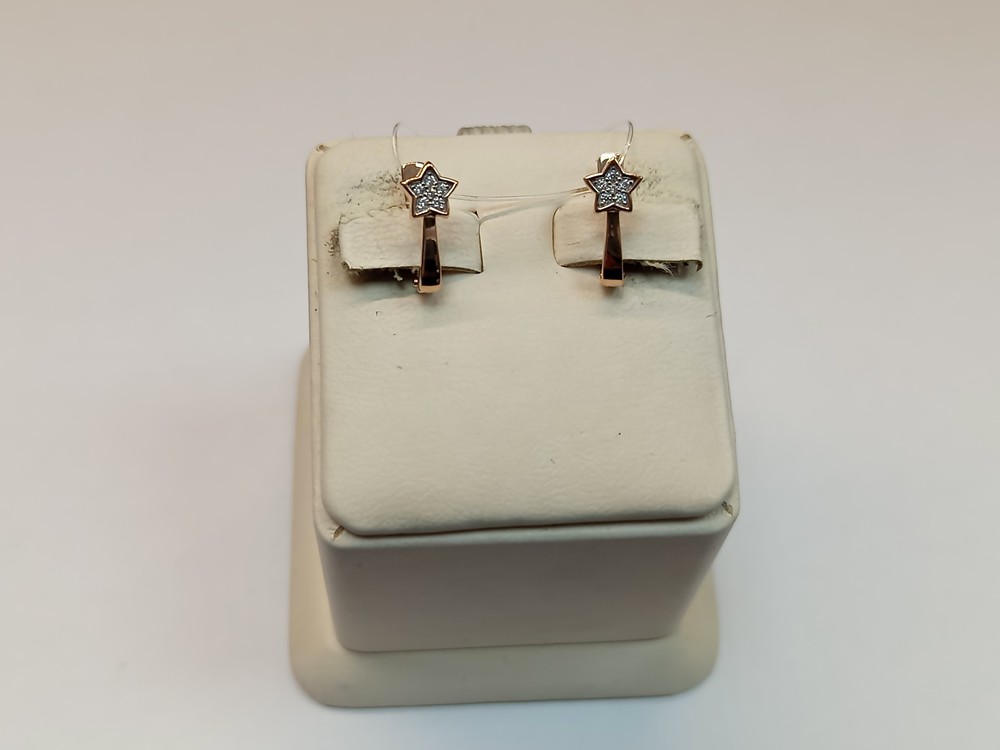 СЕРЬГИ С КАМНЯМИ (Au 585)