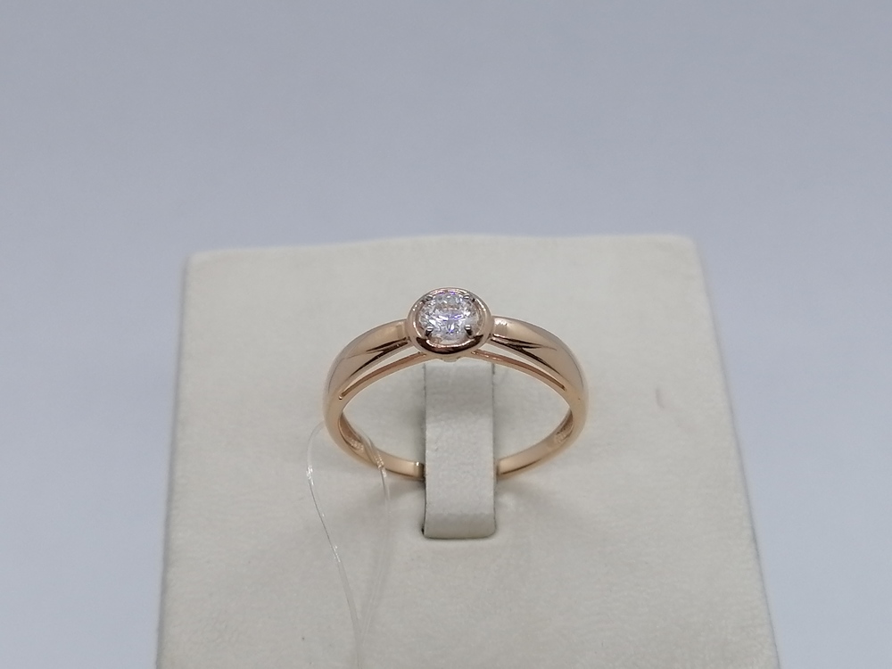 КОЛЬЦО С КАМНЕМ (Au 585)