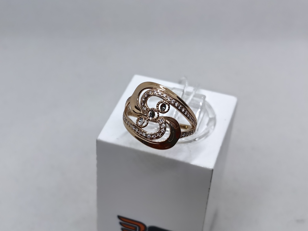 КОЛКМИ585 КОЛЬЦО С КАМНЯМИ (Au 585) КОЛКМИ585 КОЛЬЦО С КАМНЯМИ (Au 585)