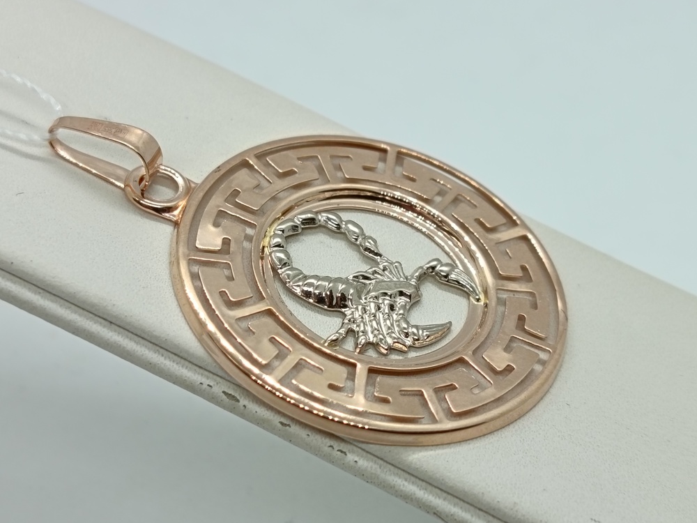 ПОДВЕСКА ЗНАК ЗОДИАКА СКОРПИОН (Au 585)