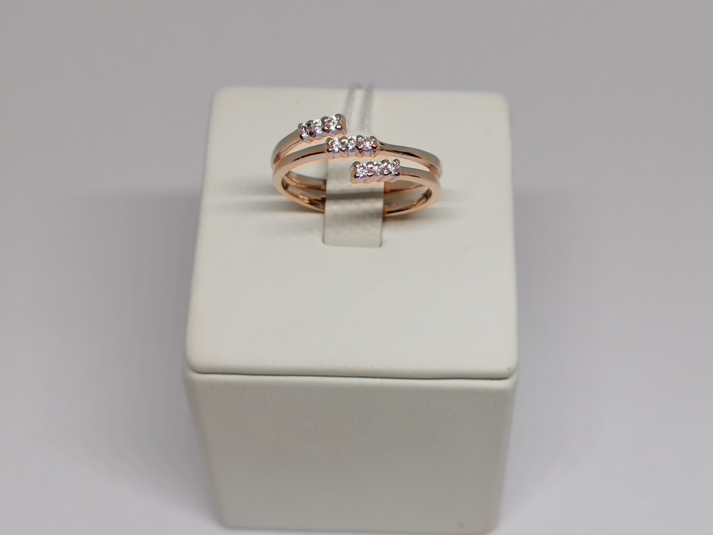 КОЛКМИ585 КОЛЬЦО С КАМНЯМИ (Au 585)
