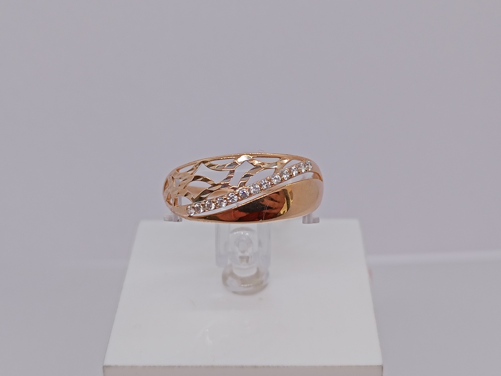 КОЛКМИ585 КОЛЬЦО С КАМНЯМИ (Au 585)