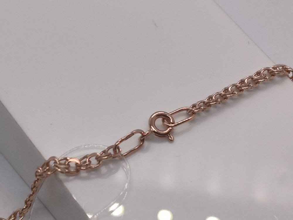 570005022 ЦЕПЬ ПУСТОТЕЛАЯ Бисмарк (Au 585)