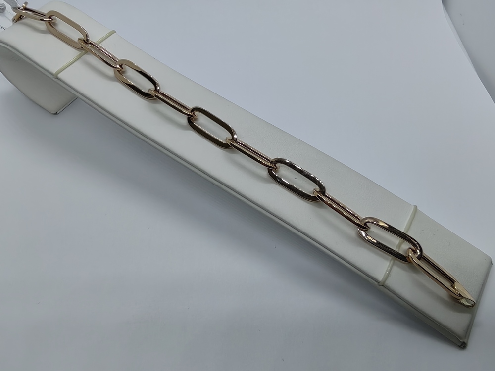 БРАСЛЕТ ПУСТОТЕЛЫЙ Якорное (Au 585)