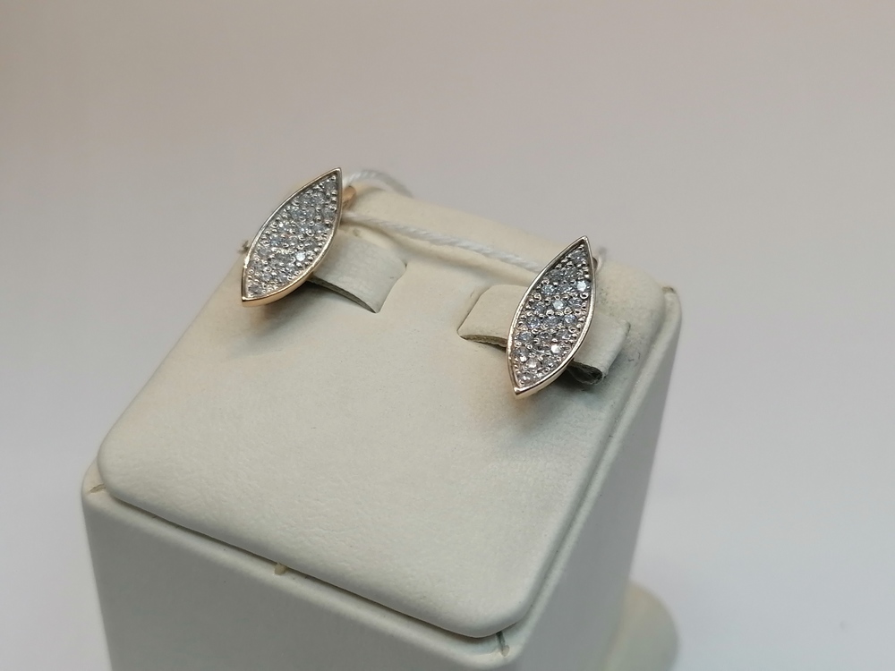 СЕРЬГИ С КАМНЯМИ (Au 585)