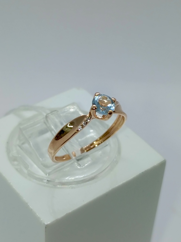 КОЛКМИ585 КОЛЬЦО С КАМНЯМИ (Au 585)