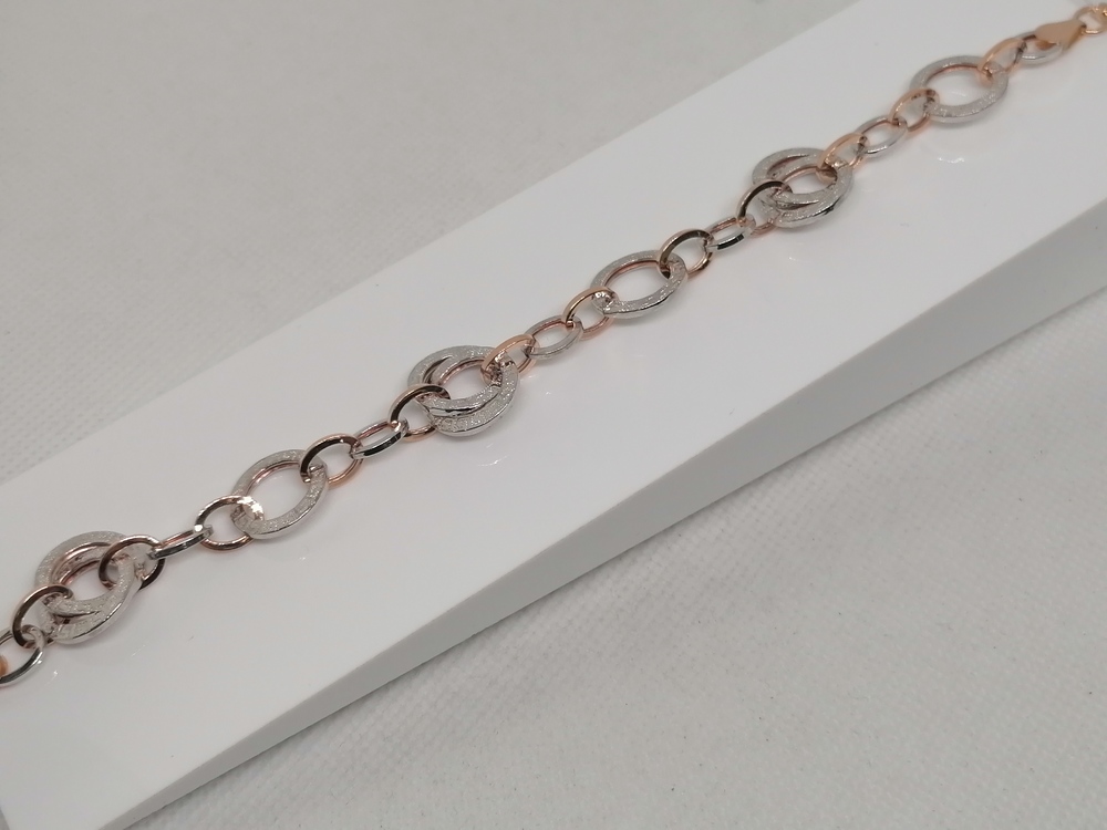 БРАСЛЕТ ПУСТОТЕЛЫЙ Фантазия (Au 585)