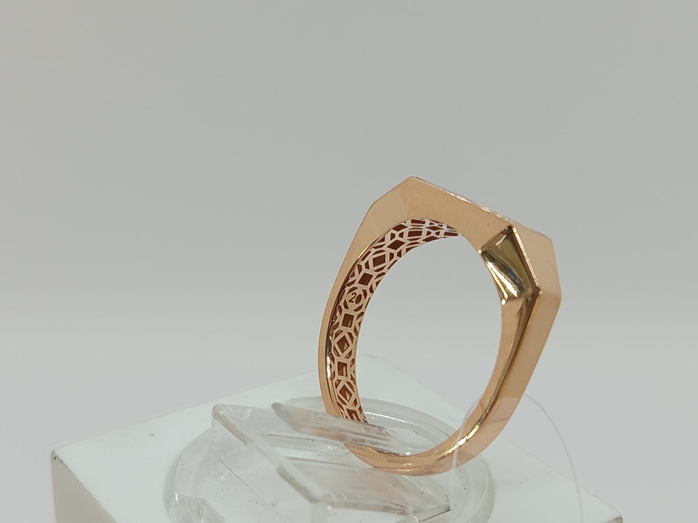 КОЛЬЦО ПЕЧАТКА с камнем (Au 585)