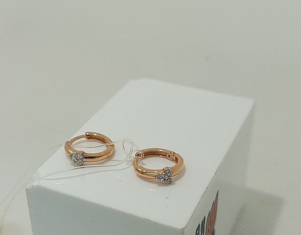 СЕРЬГИ С КАМНЯМИ (Au 585)