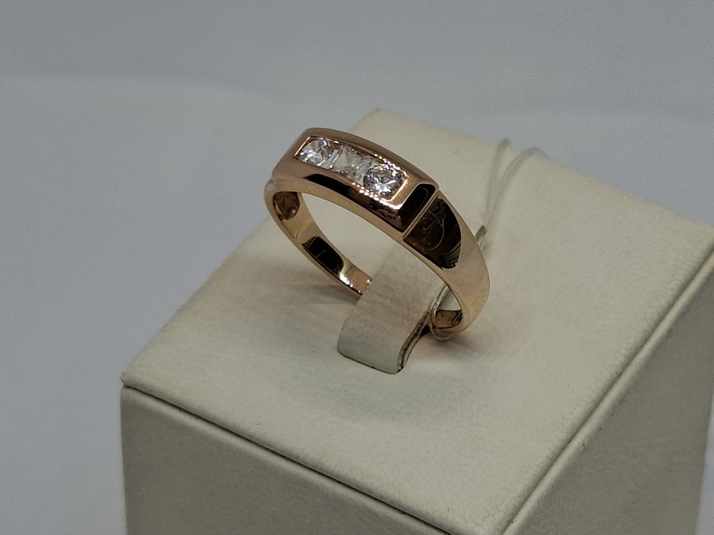 51-110-01553-1 КОЛЬЦО С КАМНЯМИ (Au 585)