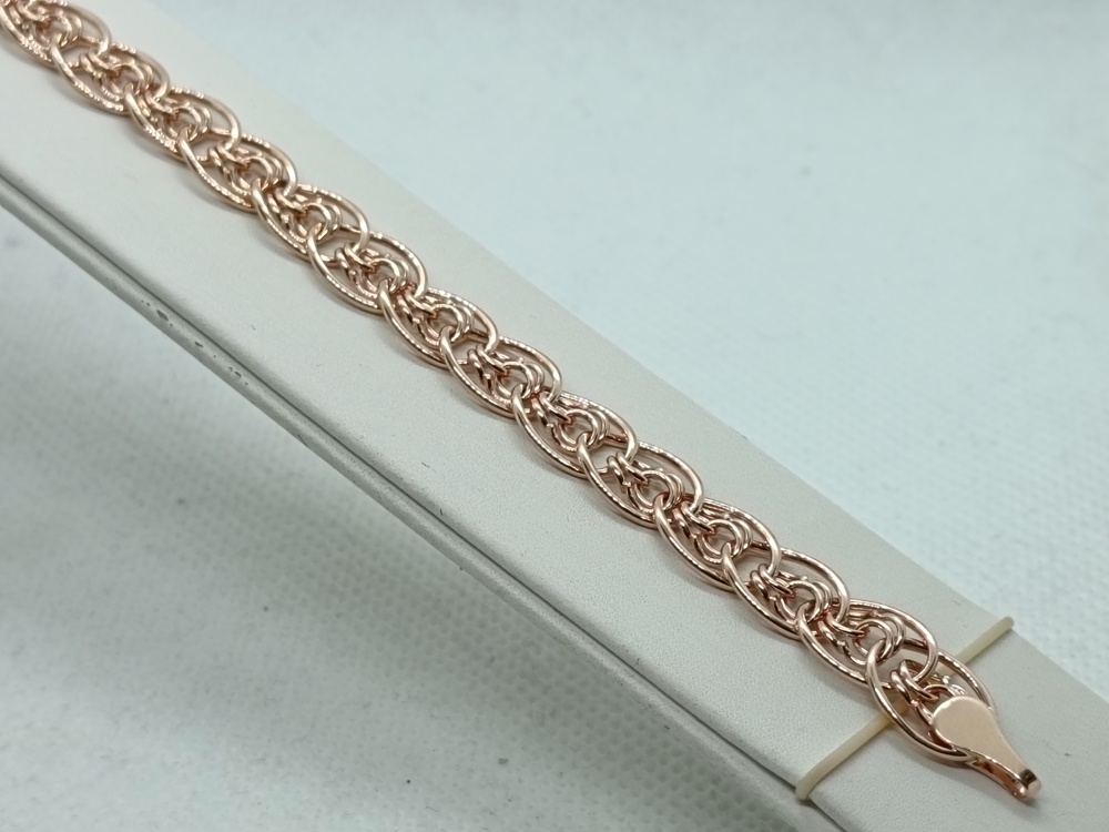 БРАСЛЕТ ПУСТОТЕЛЫЙ Нона бисмарк (Au 585)