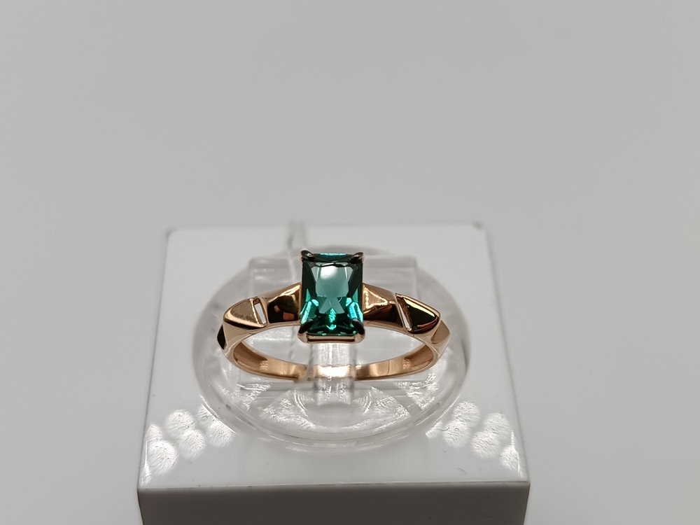 КОЛКМ585 КОЛЬЦО С КАМНЕМ (Au 585)