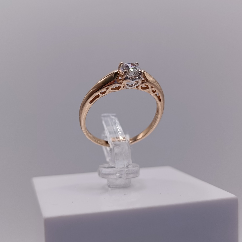 КОЛКМ585 КОЛЬЦО С КАМНЕМ (Au 585)