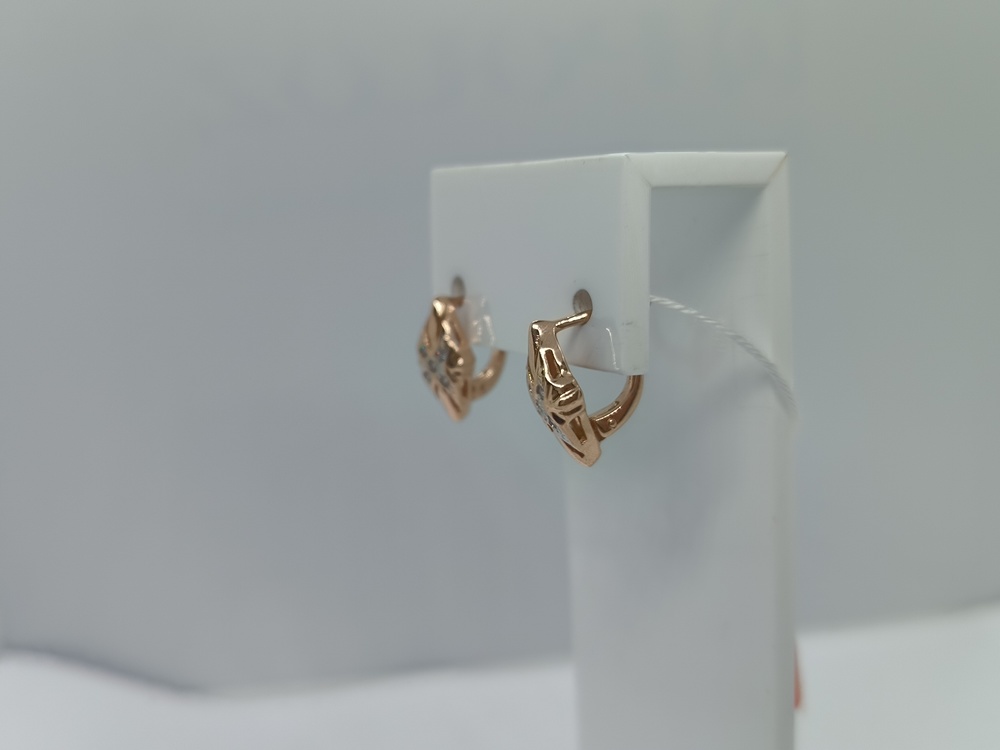 СЕРЬГИ С КАМНЯМИ (Au 585)