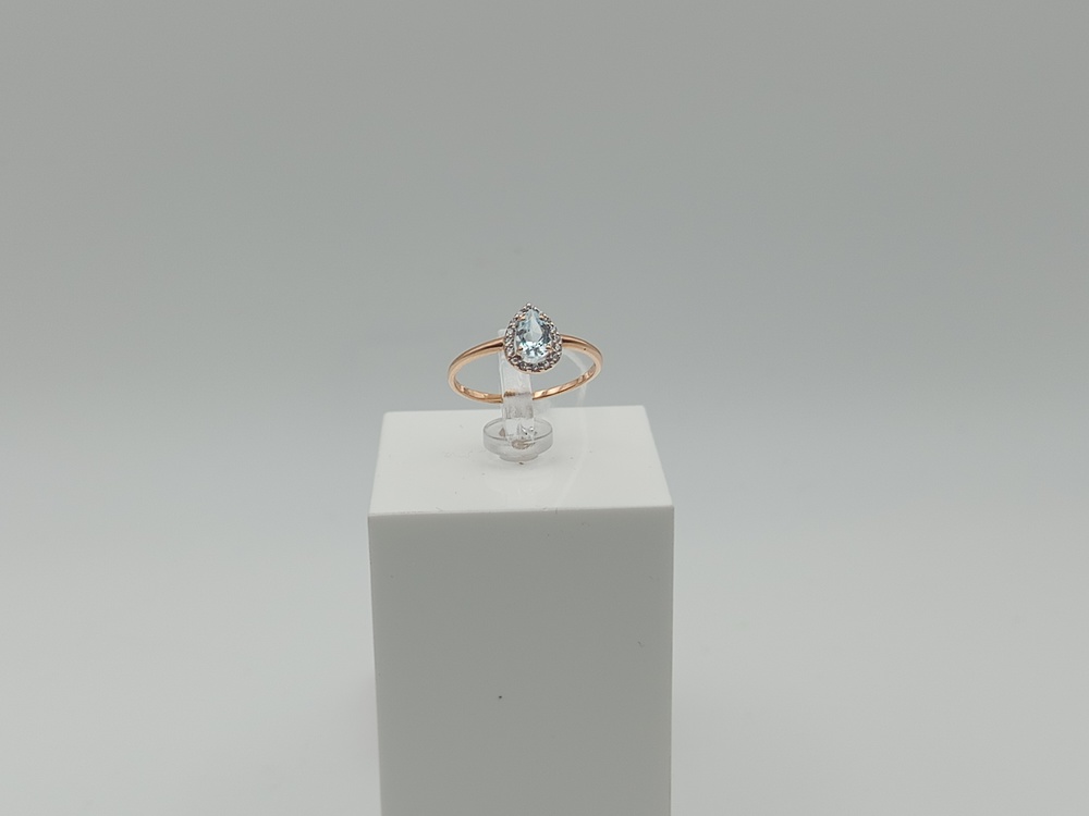 КОЛКМИ375 КОЛЬЦО С КАМНЯМИ (Au 375)