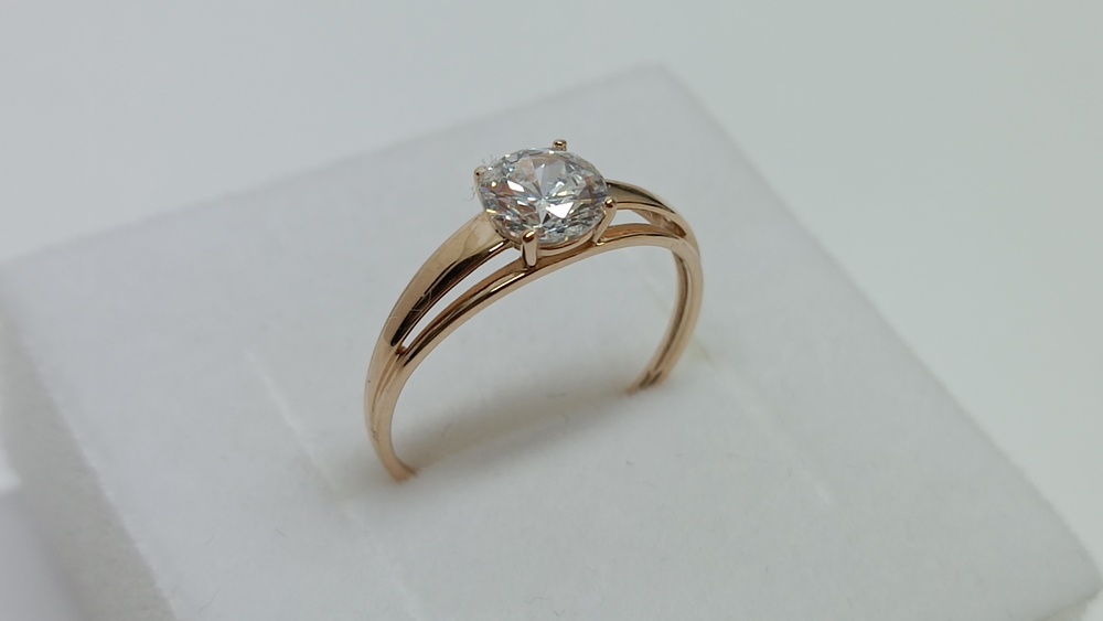 КОЛЬЦО С КАМНЕМ (Au 585)