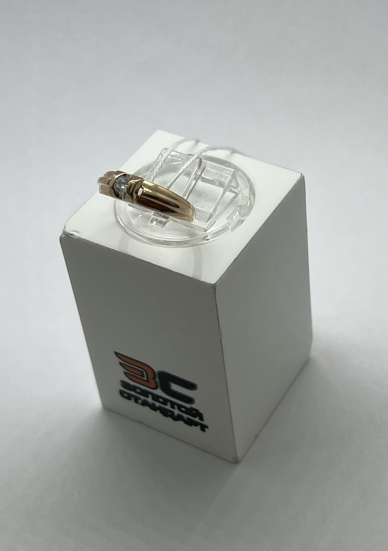 КОЛКМ585 КОЛЬЦО С КАМНЕМ (Au 585)