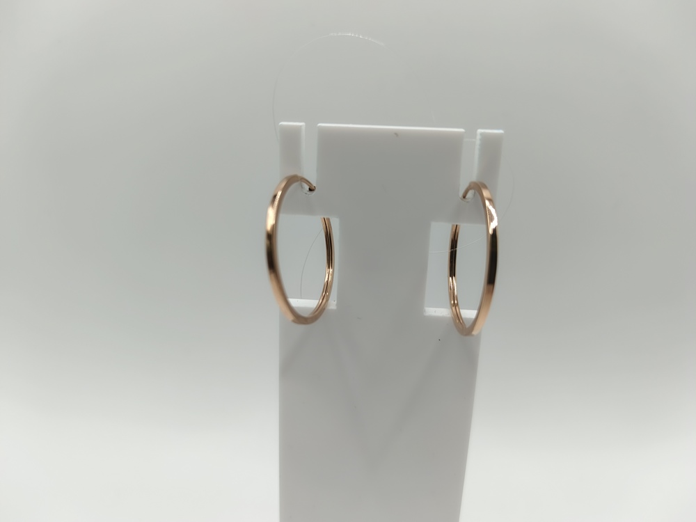 03-207337 СЕРЬГИ КОНГО без камня (Au 585)