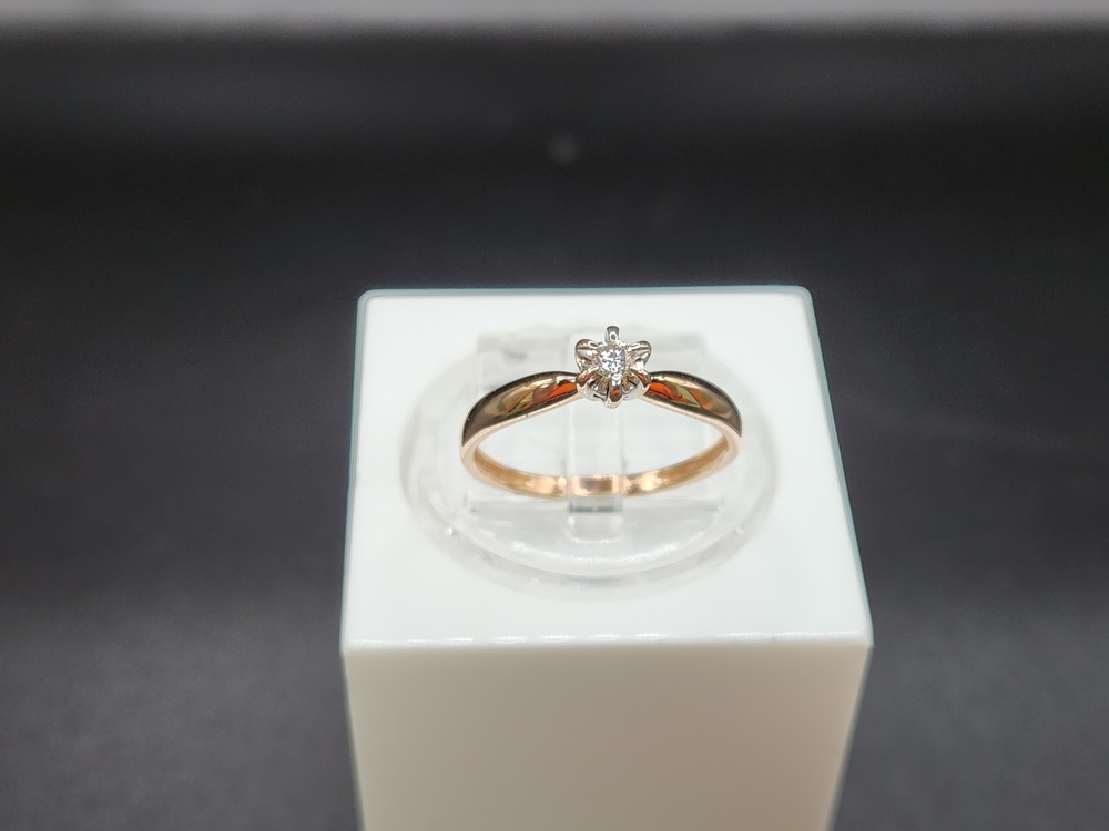 КОЛЬЦО БРИЛЛИАНТ Au 585