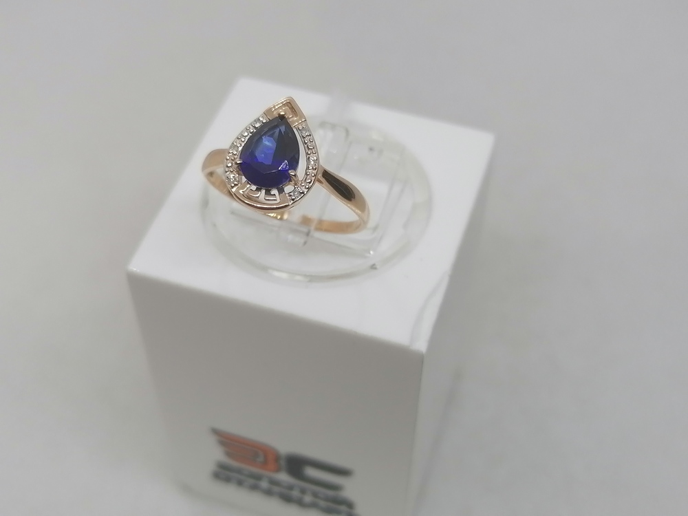 КОЛЬЦО БРИЛЛИАНТ Au 585