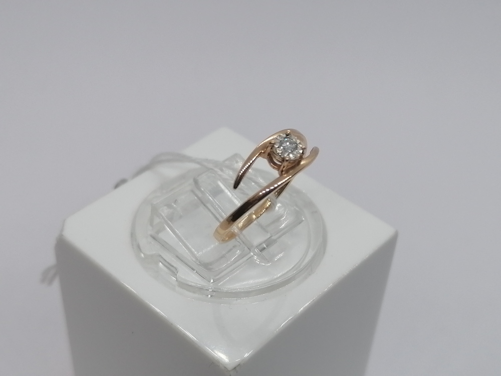 КОЛЬЦО БРИЛЛИАНТ Au 585