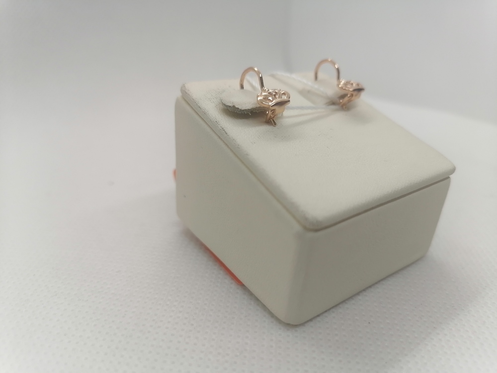 СЕРЬГИ С КАМНЕМ (Au 585)