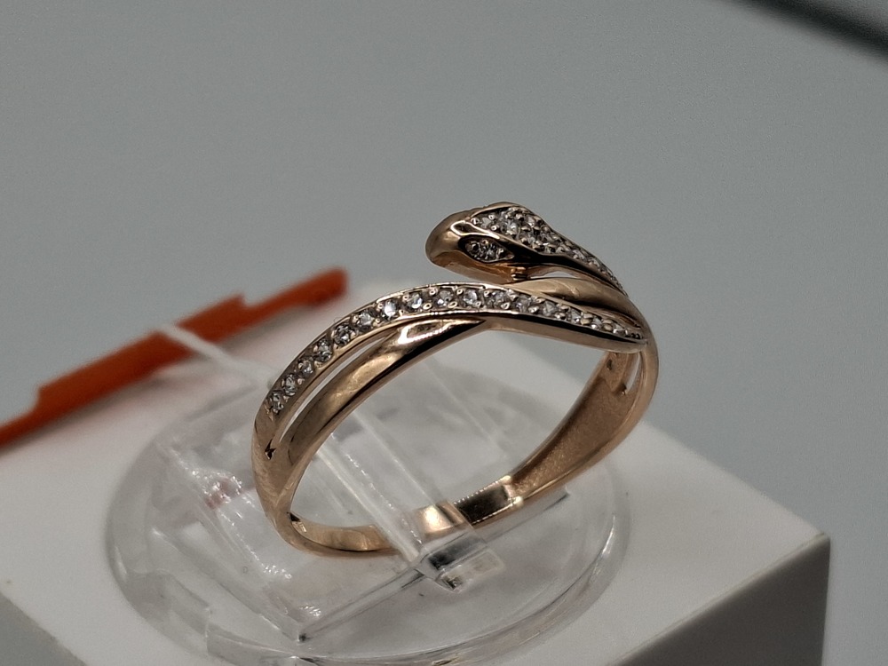 КОЛКМИ585 КОЛЬЦО С КАМНЯМИ (Au 585)