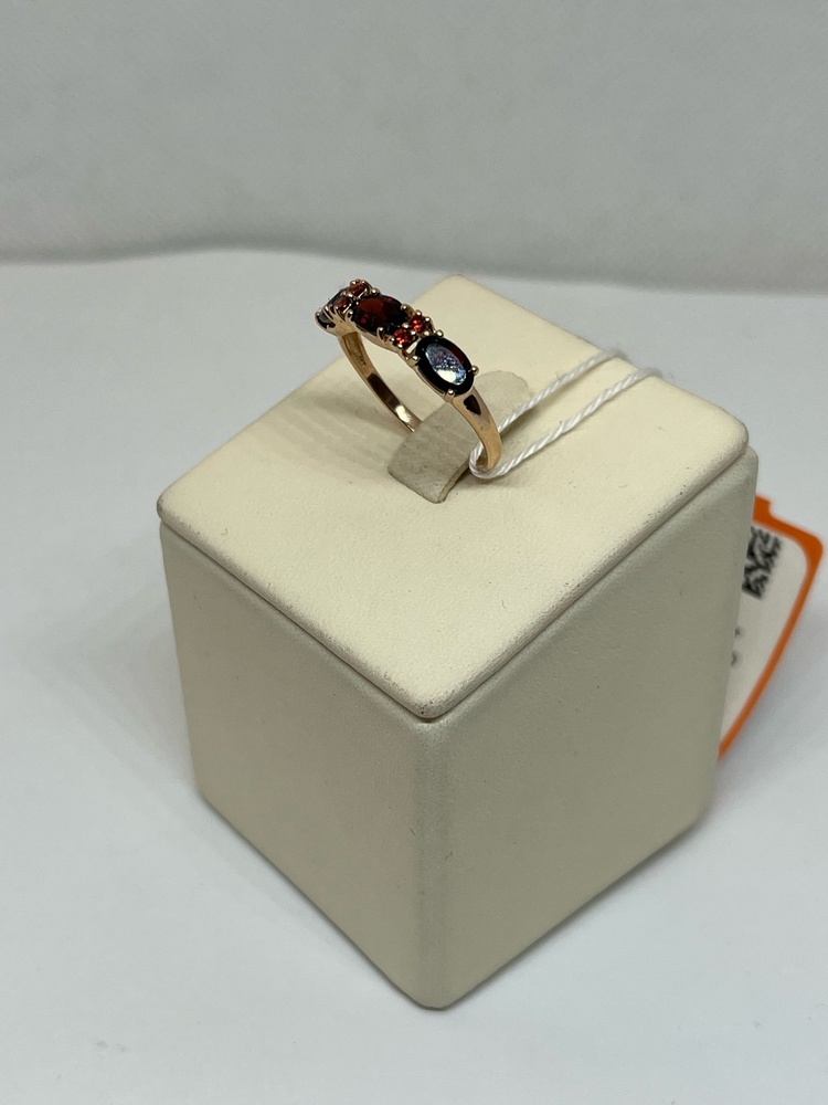 КОЛКМИ585 КОЛЬЦО С КАМНЯМИ (Au 585)
