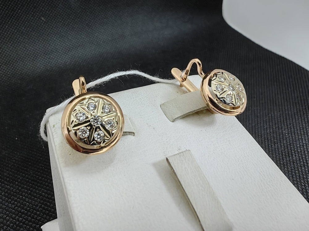 СЕРЬГИ БРИЛЛИАНТ (Au 585)