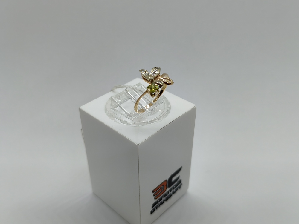 КОЛКМИ585 КОЛЬЦО С КАМНЯМИ (Au 585)