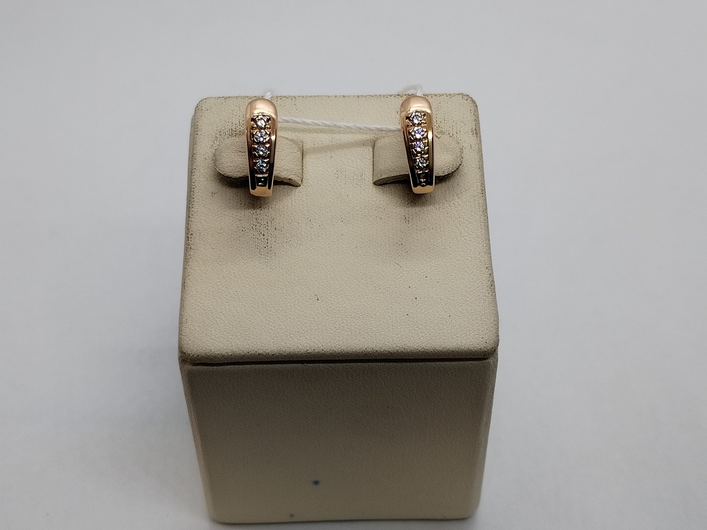 СЕРЬГИ С КАМНЯМИ (Au 585)