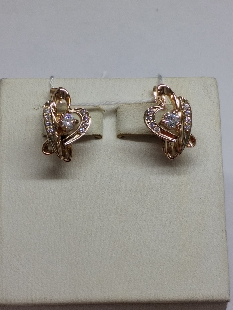 СЕРЬГИ С КАМНЯМИ (Au 585)