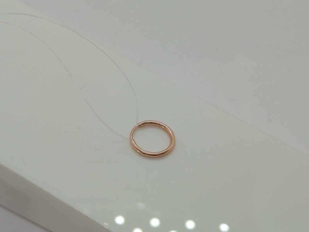 СЕРЬГИ серьга без камня (Au 585)