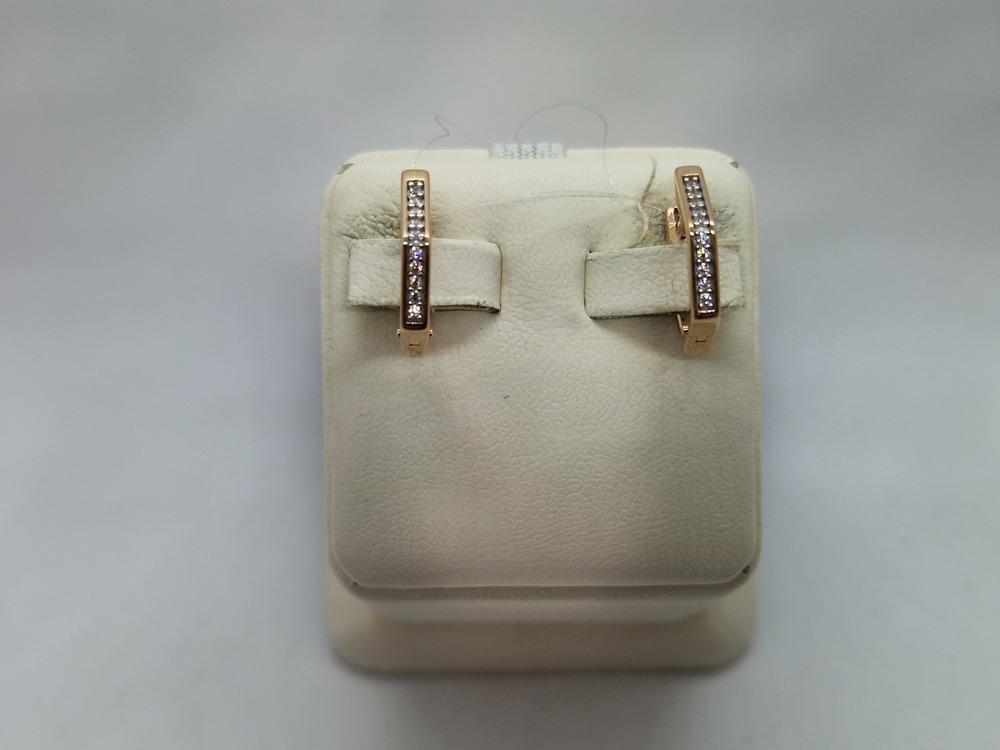 СЕРЬГИ С КАМНЯМИ (Au 585)