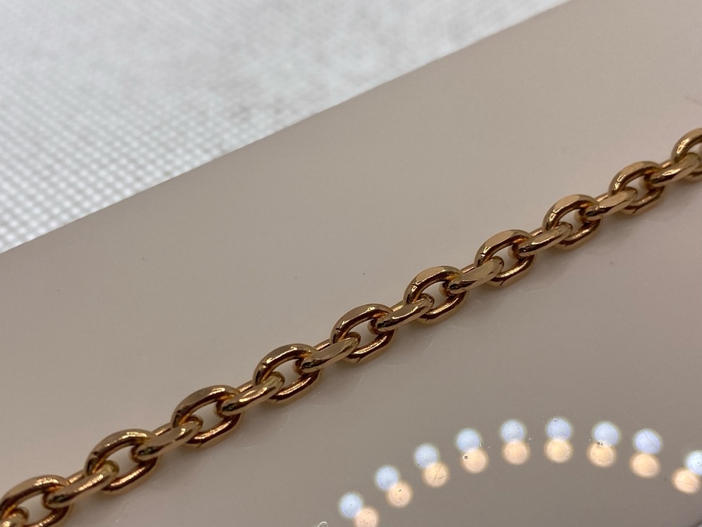 БРАСЛЕТ ПУСТОТЕЛЫЙ Якорное (Au 585)