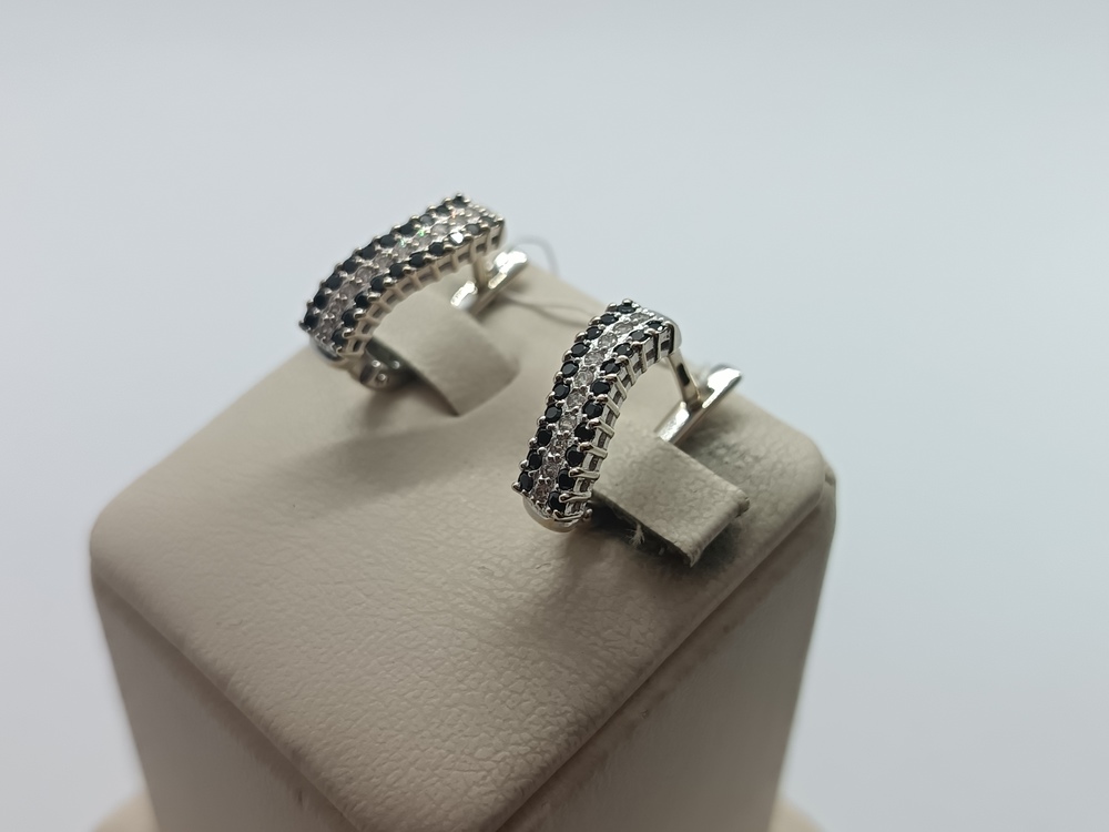 СКМИ585 СЕРЬГИ С КАМНЯМИ (Au 585)